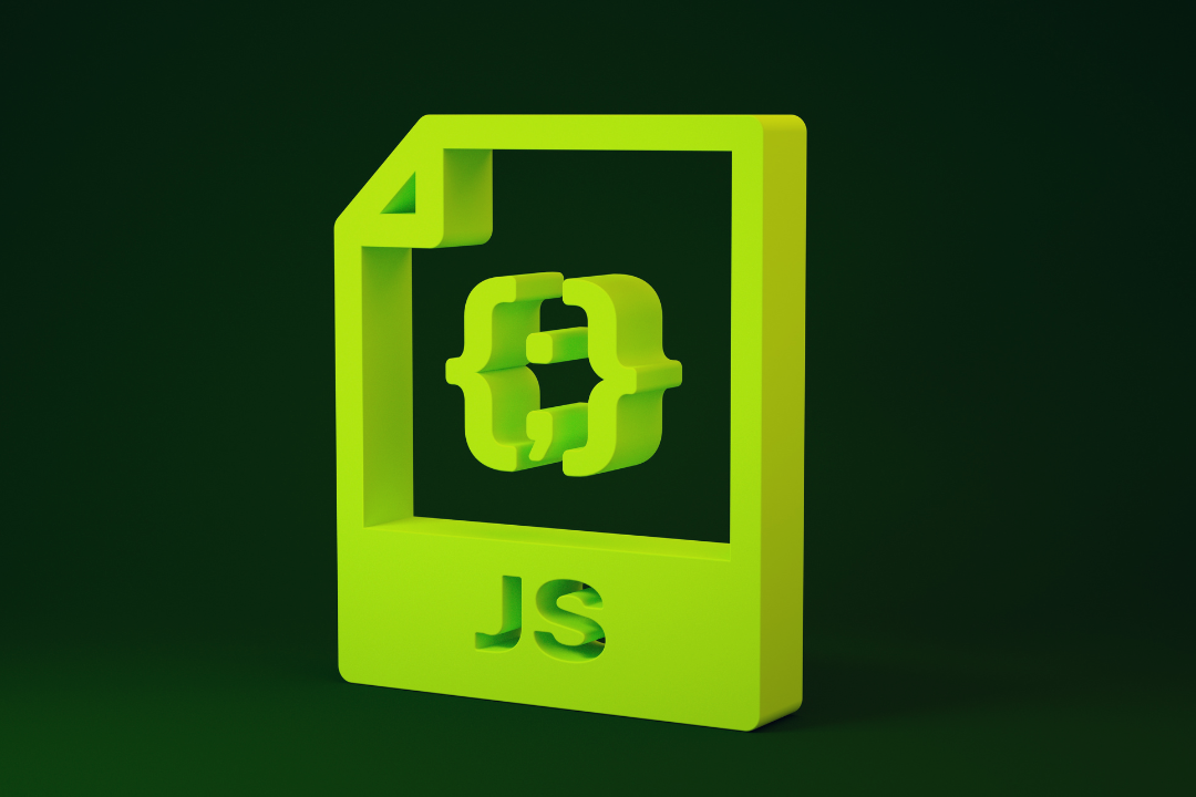 A vibrant yellow background frames a bold, capitalized "LEARN JAVASCRIPT FROM SCRATCH" in dark gray, with "LEARN" and "JAVASCRIPT" on the first line, followed by "FROM SCRATCH" on the next. To the right, a square JavaScript logo featuring "JS" in dark gray complements the text, while a small dark-gray banner in the bottom right corner displays "2025" in white.